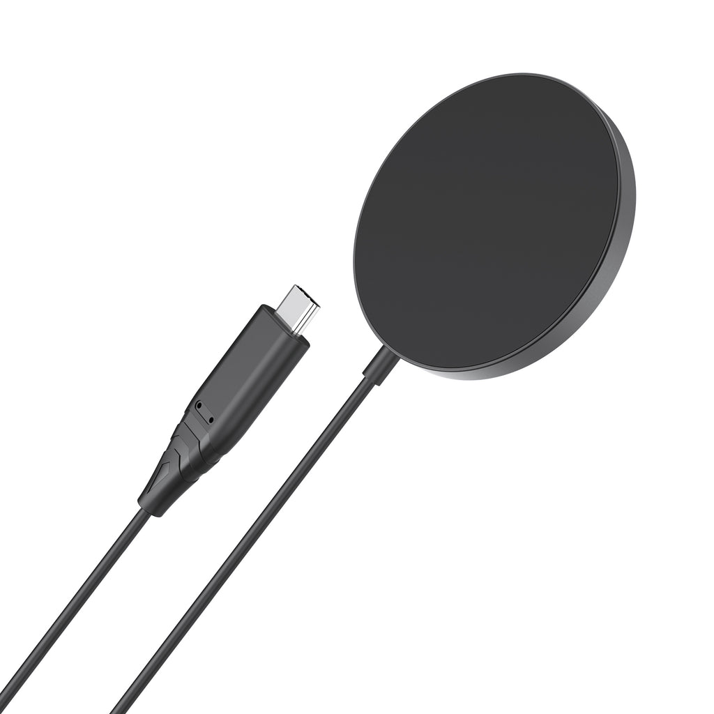 Chargeur Magnétique Sans Fil Choetech T518-BK – 15W avec câble USB-C intégré 1,2 m