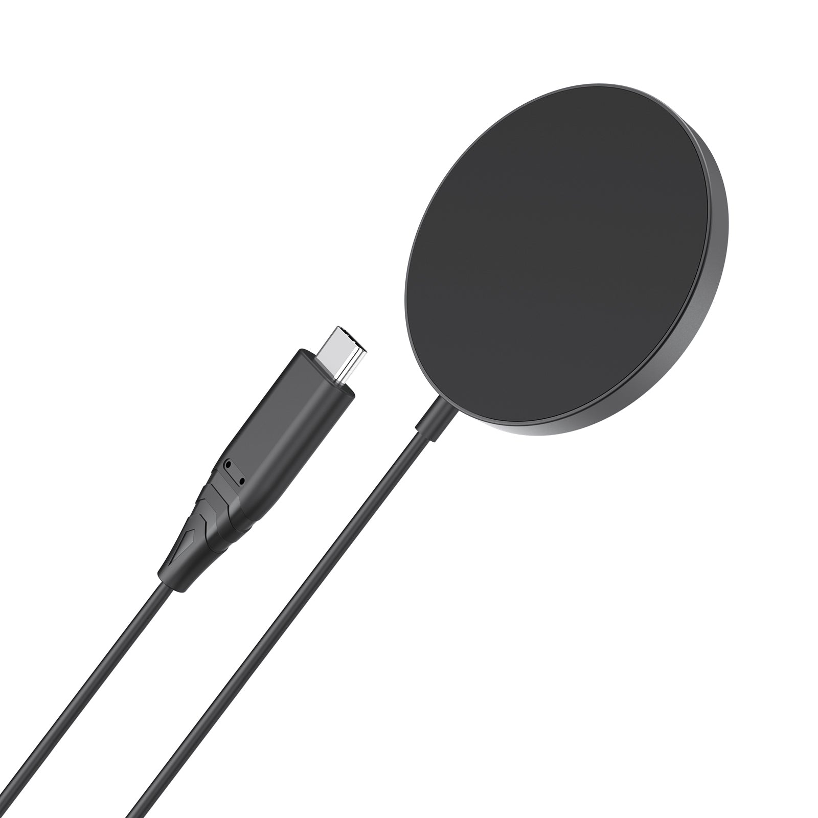 Chargeur Magnétique Sans Fil Choetech T518-BK – 15W avec câble USB-C intégré 1,2 m