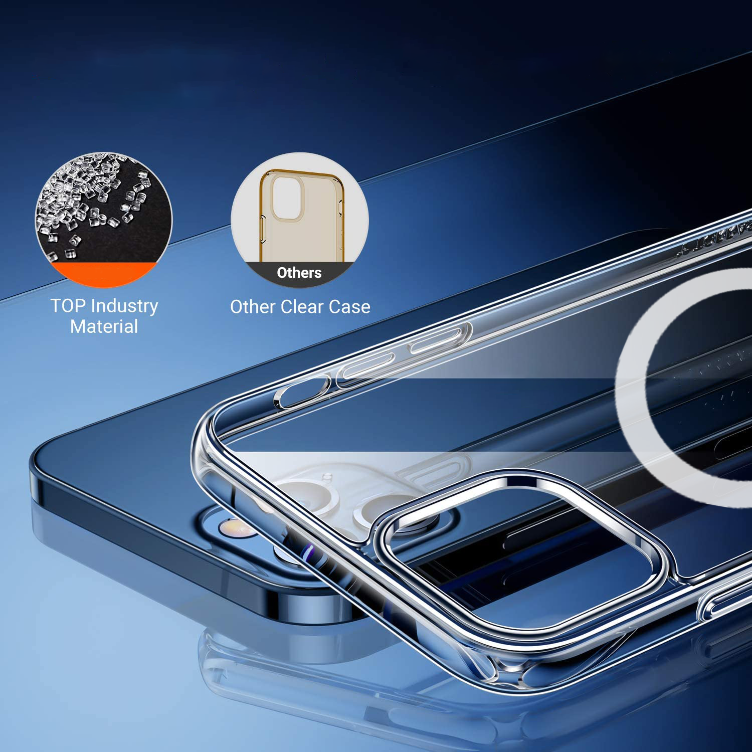 Coque - Cache -  Case - Transparent Premium iPhone 16, 16 Plus, 16 Pro et 16 Pro Max